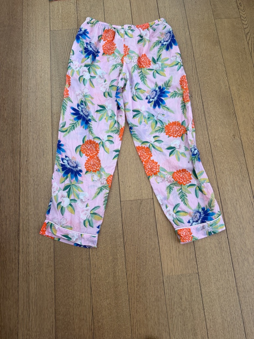 The Cat's Pajamas Tropical Floral Pajamas Size Medium - Picture 9 of 10